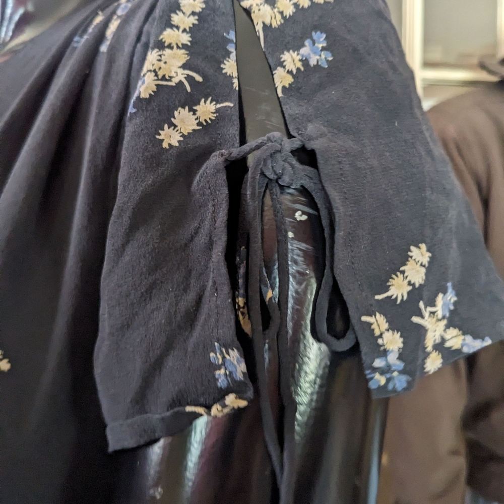 (Host Pick)Madewell Silk Poppy dress in Wild Botanic print - Picture 4 of 15